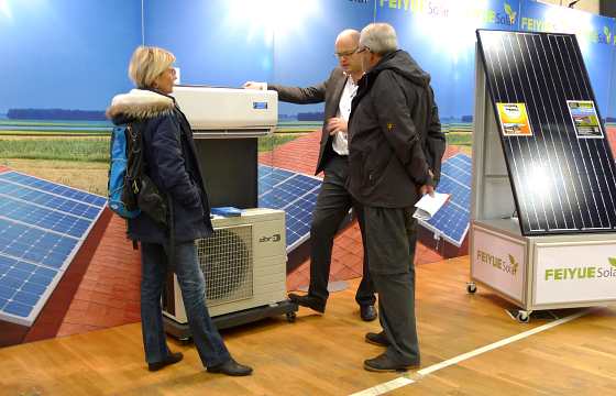 Solceller på Energimessen i Århus